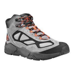 0108- Men's Timberland RipGorge Mid Lace Up Boot Gray Orange 13M